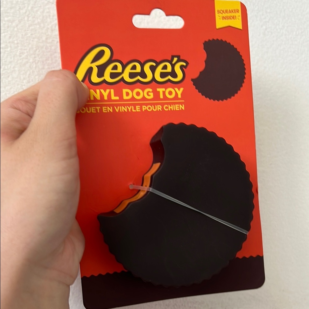 Reese's Vinyl Dog Toy NWT